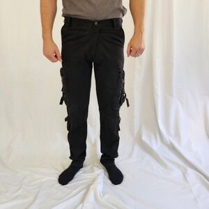 Y2K Goth Cargo Skinny‎ Pants